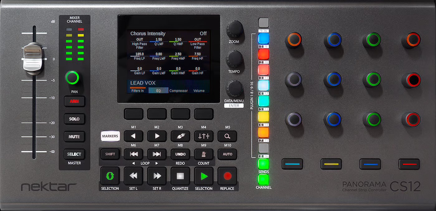 Nektar Panorama CS12 añade soporte para Reaper y Fender Studio Pro